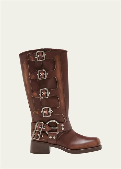 miu miu motorcycle boots sale|miu biker boots.